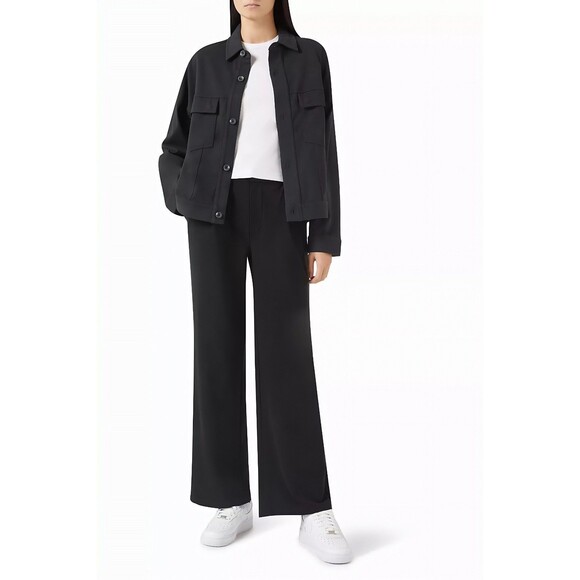 Vuori Jackets & Blazers - Vuori Mackenzie Jacket Medium Washed Black Cotton Shacket Chore Coat Inspo NWT